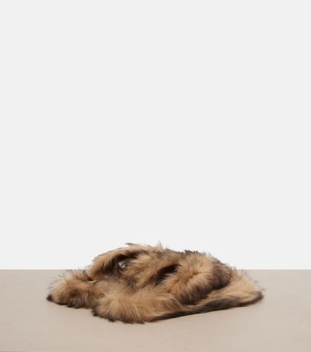 Dolce&Gabbana Tongs en shearling - Dolce&Gabbana - Modalova