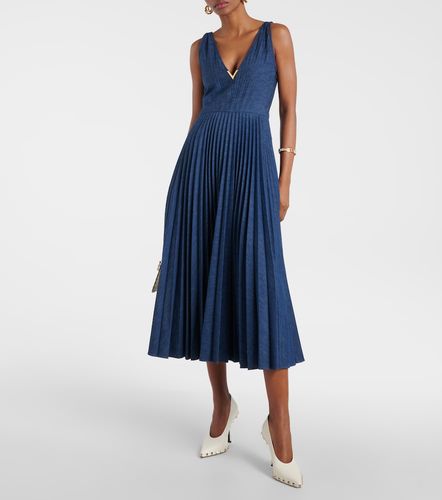 Robe longue VGold en chambray - Valentino - Modalova
