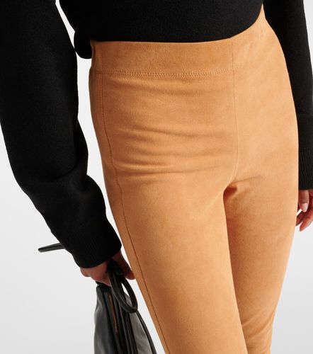 Legging en daim à taille mi-haute - Joseph - Modalova