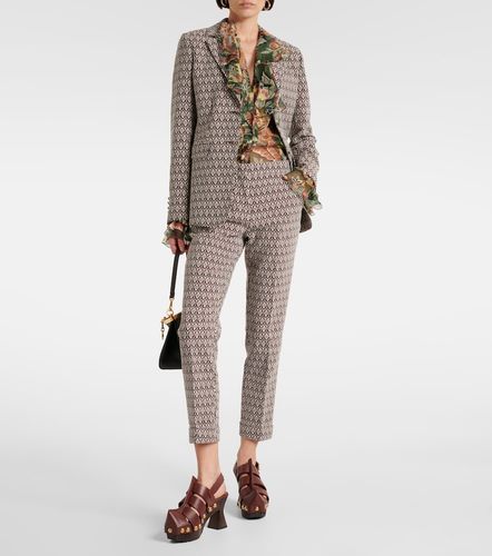 Pantalon court en coton mélangé à imprimé - Etro - Modalova
