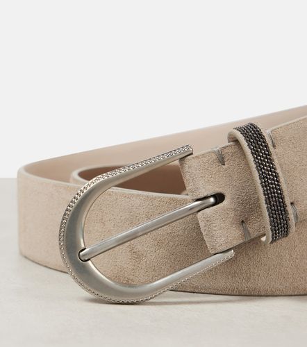 Ceinture Monili en daim - Brunello Cucinelli - Modalova