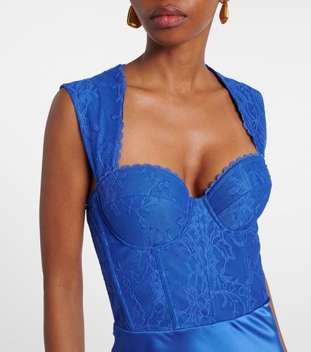 Robe midi Remi en dentelle et satin - Rebecca Vallance - Modalova