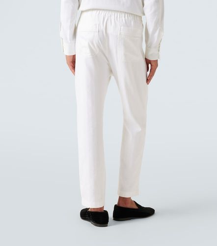Pantalon droit en coton et soie - Tom Ford - Modalova