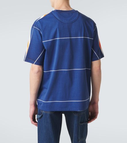 T-shirt rayé en jersey de coton - Prada - Modalova
