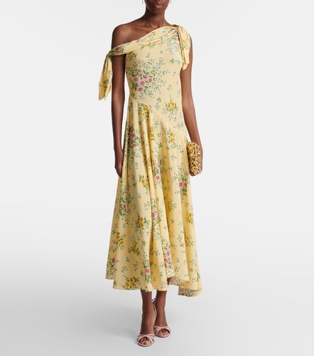 Robe asymétrique en soie à fleurs - Rodarte - Modalova