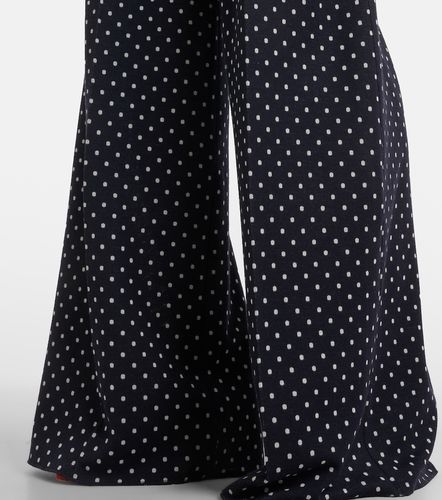 Pantalon ample en jersey à pois - Max Mara - Modalova