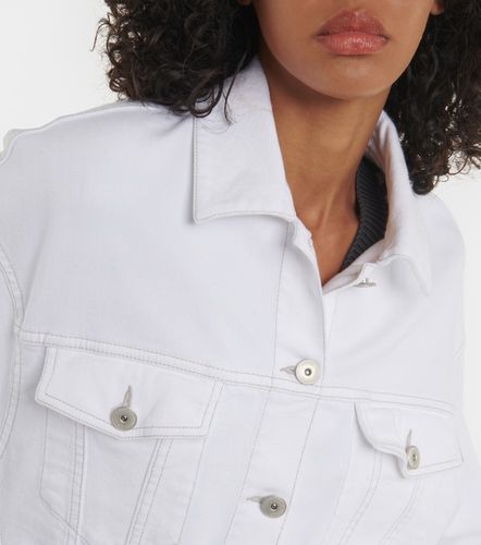 Veste en denim de coton mélangé - Brunello Cucinelli - Modalova