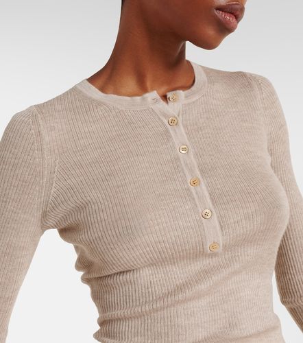 Chemise Henley Julian en cachemire et soie - Gabriela Hearst - Modalova