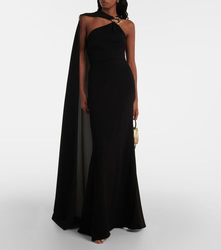 Robe asymétrique à cape en cady - Roland Mouret - Modalova