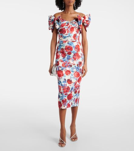 Robe midi Fleurette en taffetas floral - Rebecca Vallance - Modalova