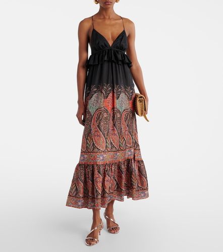 Robe longue Rhiannon en soie - Zimmermann - Modalova