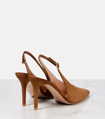 Escarpins slingback Robbie en daim - Gianvito Rossi - Modalova