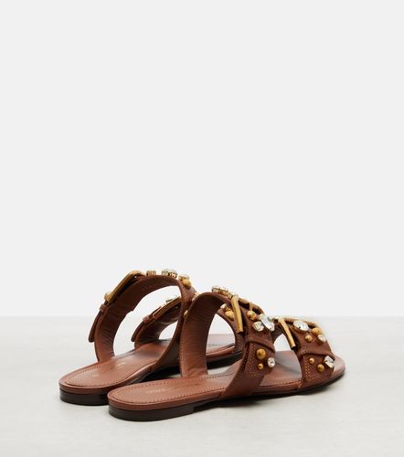 Mules en cuir à ornements - Dolce&Gabbana - Modalova