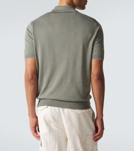 Polo en coton à logo - Brunello Cucinelli - Modalova