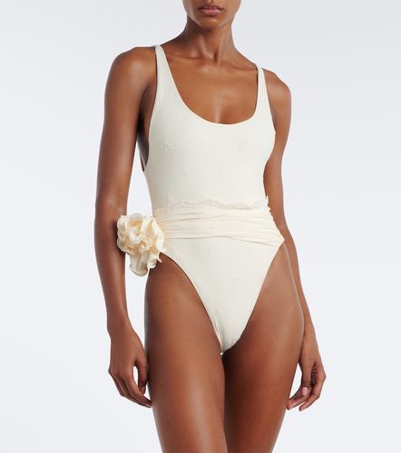 Maillot de bain à broderies et appliqué floral - Magda Butrym - Modalova