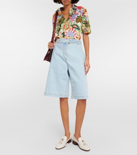 Chemise en coton à imprimé floral - Etro - Modalova