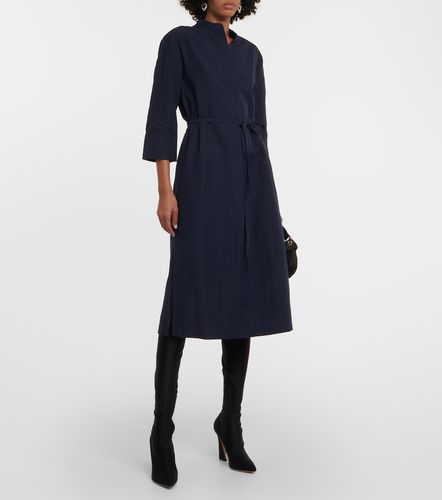 Vince Robe midi en coton mélangé - Vince - Modalova