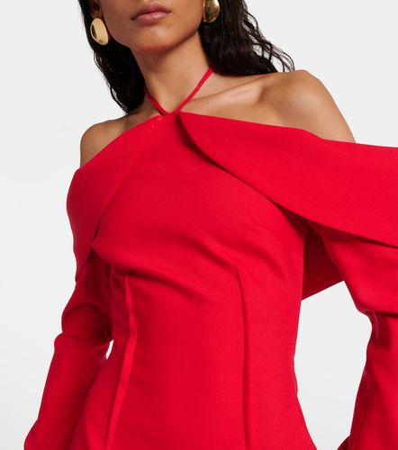 David Koma Robe en laine mélangée - David Koma - Modalova