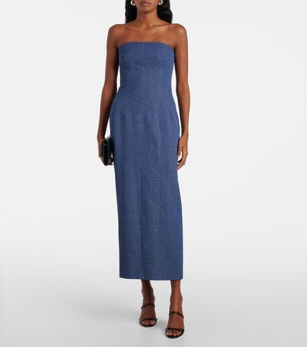 Tove Robe bustier Alba en denim - Tove - Modalova