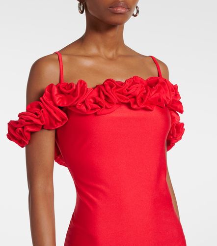 Robe en jersey à appliqués floraux - Coperni - Modalova