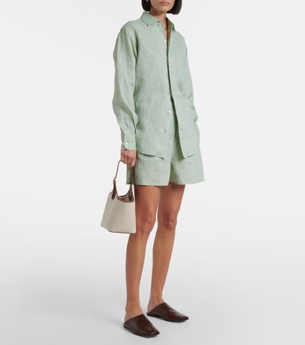 Bermuda Angelo à taille haute en lin - Loro Piana - Modalova