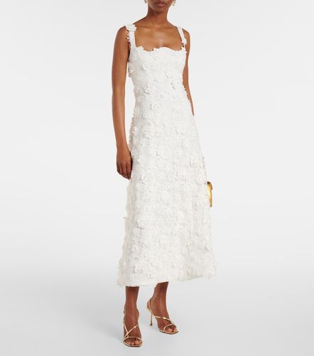 Robe midi de mariée Odette en dentelle - Leo Lin - Modalova