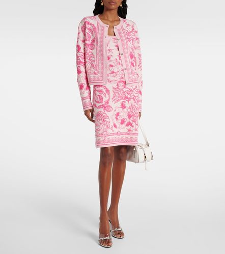 Cardigan Underwater Barocco en jacquard - Versace - Modalova