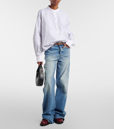Chemise Interlocking G rayée en coton - Gucci - Modalova