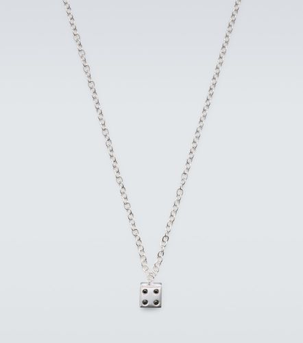Collier en or blanc 14 ct et diamants - Sydney Evan - Modalova