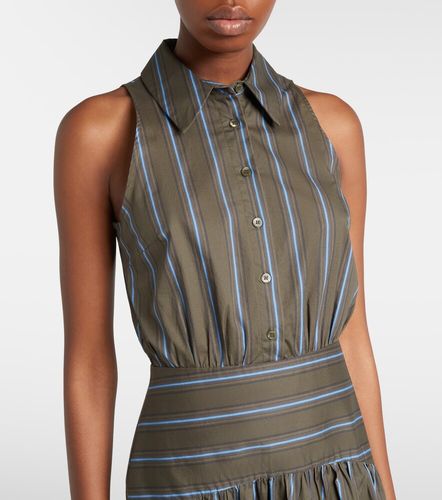 Robe midi Romy rayée en coton - Staud - Modalova