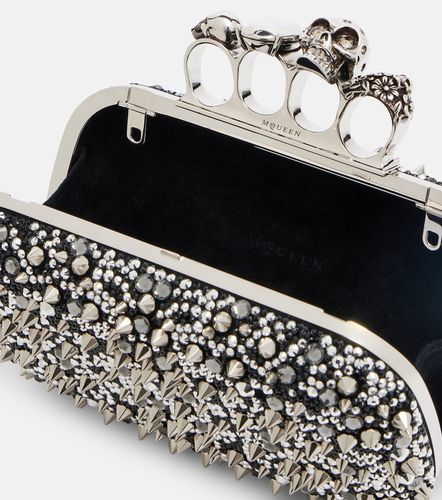 McQueen Pochette Knuckle à sequins - McQueen - Modalova