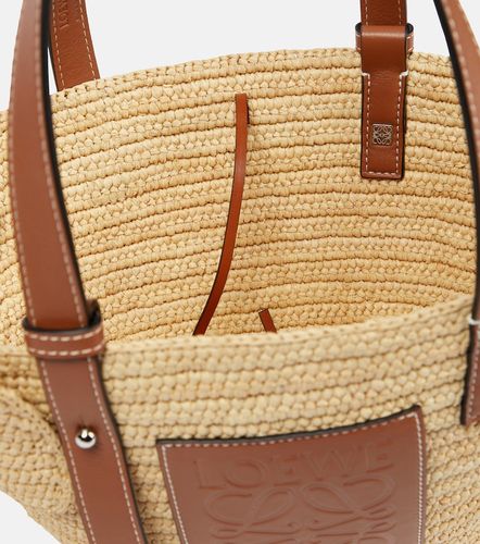 Cabas Elephant Small en raphia et cuir - Loewe - Modalova