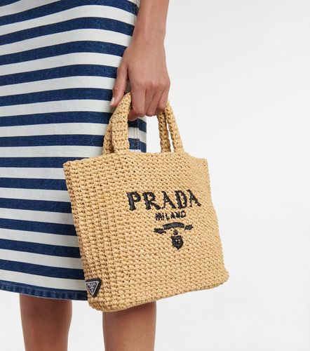 Cabas Small en crochet à effet raphia - Prada - Modalova
