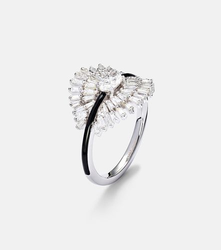 Bague Eyelash en or blanc 18 ct et diamants - Kamyen - Modalova