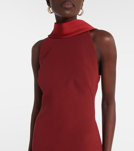 Robe longue Holliana en crêpe et satin - Safiyaa - Modalova