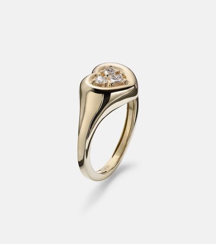 Bague en or 14 ct et diamants - Stone and Strand - Modalova