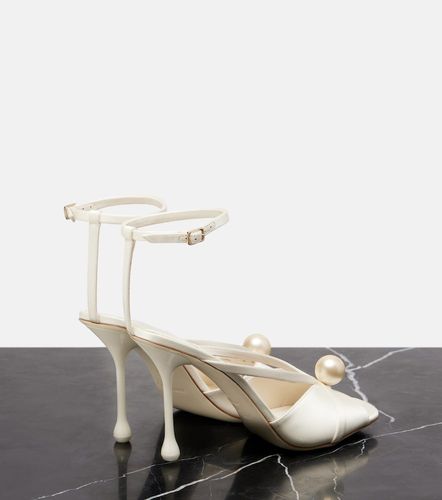 Sandales Siva 95 en satin à ornements - Jimmy Choo - Modalova