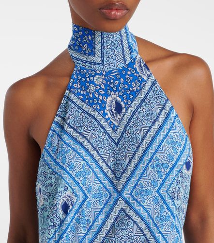 Robe longue Maura imprimée en satin - Rixo - Modalova