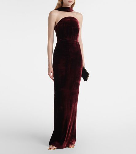 Robe longue en velours - Roland Mouret - Modalova