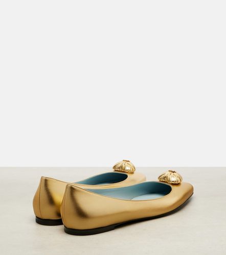 Ballerines Cœur Royal en cuir métallisé - Valentino Garavani - Modalova