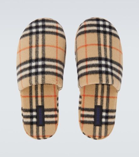 Burberry Slippers Burberry Check - Burberry - Modalova