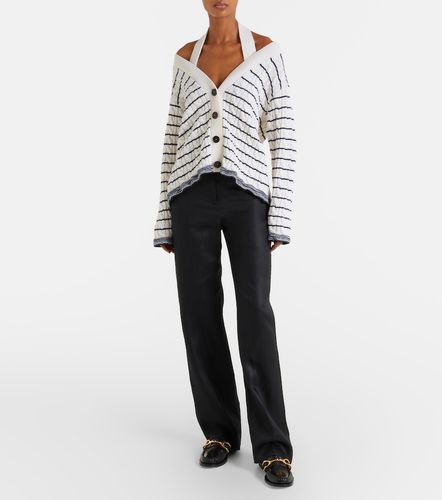 McQueen Cardigan rayé - McQueen - Modalova