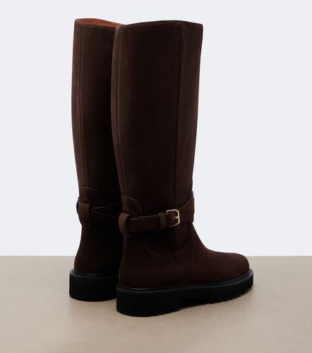 Bottes VLogo en daim - Valentino Garavani - Modalova