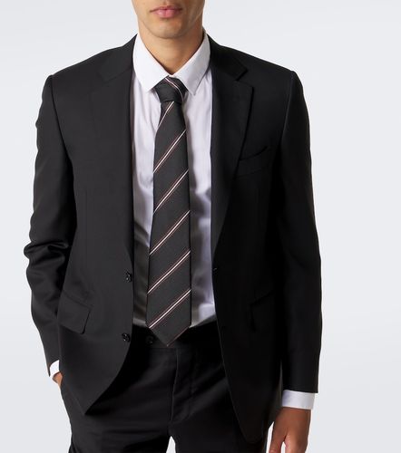Cravate en jacquard de soie à rayures - Brioni - Modalova