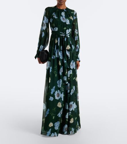 Erdem Robe longue en soie à fleurs - Erdem - Modalova