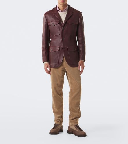 Pantalon droit en velours côtelé - Brunello Cucinelli - Modalova