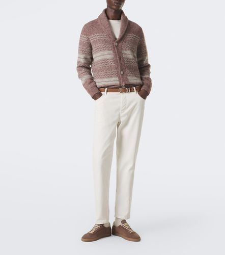 Baskets en daim et cuir - Brunello Cucinelli - Modalova