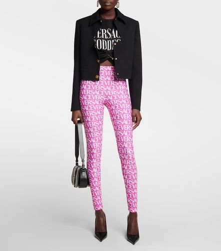 Versace Legging à logo - Versace - Modalova
