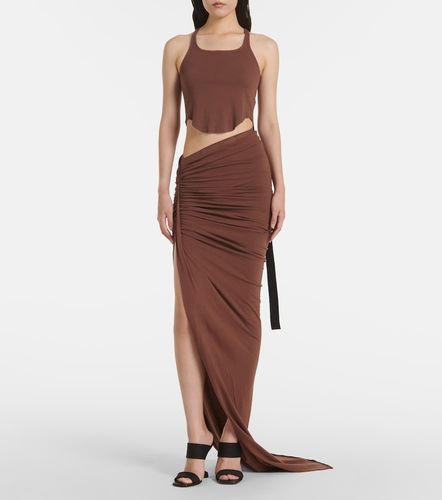Jupe longue DRKSHDW Edfu en jersey de coton - Rick Owens - Modalova