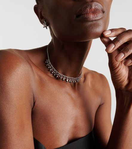 Choker Drop en or 18 ct, diamants et émail - Kamyen - Modalova